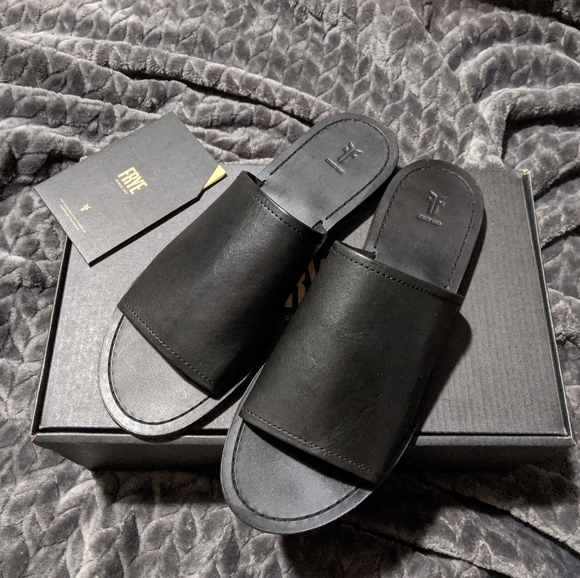 frye slide sandals